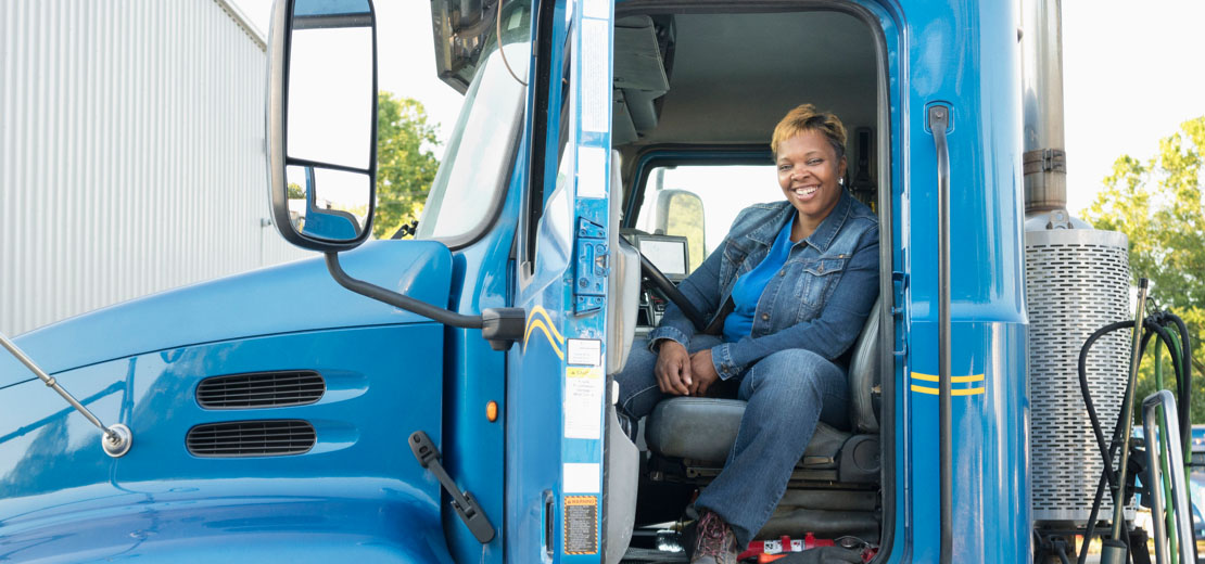 Top Hero, woman truck driver